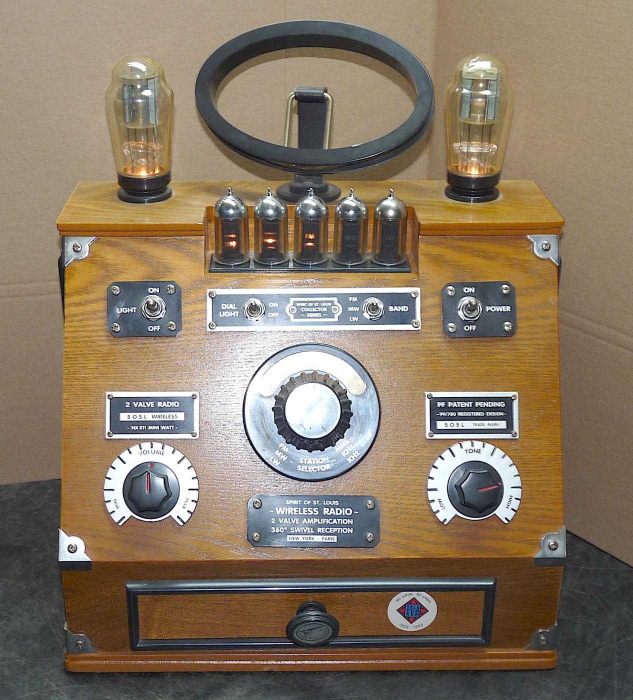 sehr seltenes außergewöhnliches Radio, USA, Spirit of St. Louis